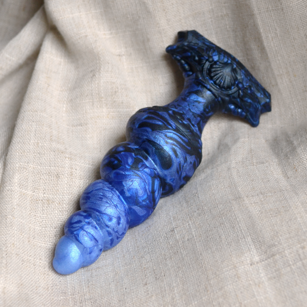 plug anal bleu Plug anal vibrador recargable a control remoto Smooth Anal Dilator