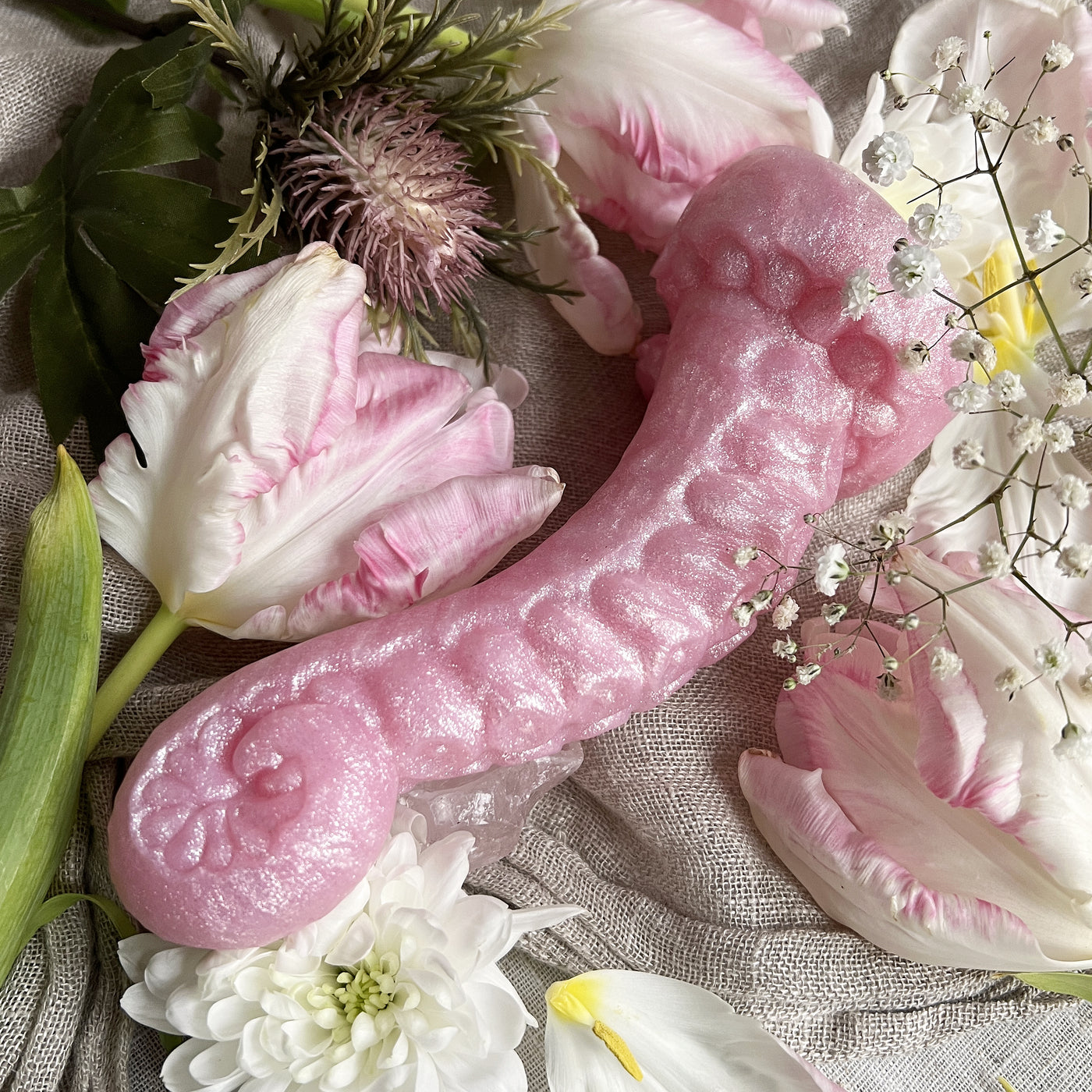 Nea Ulne's Burgeon : Pastel Pink Tentacle Dildo | Fera Daemon Nea Ulne's Burgeon : Pastel Pink Tentacle Dildo | Fera Daemon