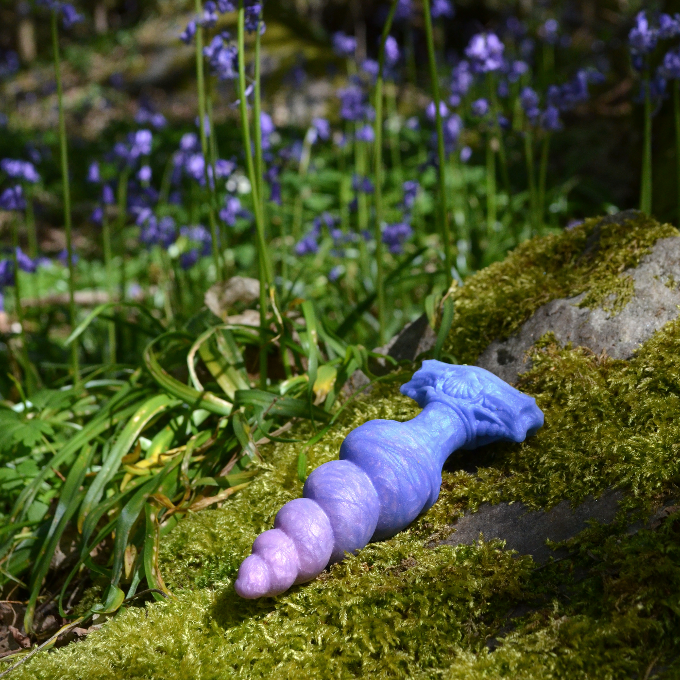 Horn Anal Plug - Pink to Purple Silicone Fade - Fenra Plug Iris Valley Fera Daemon Horn Anal Plug - Pink to Purple Silicone Fade - Fenra Plug Iris Valley Fera Daemon