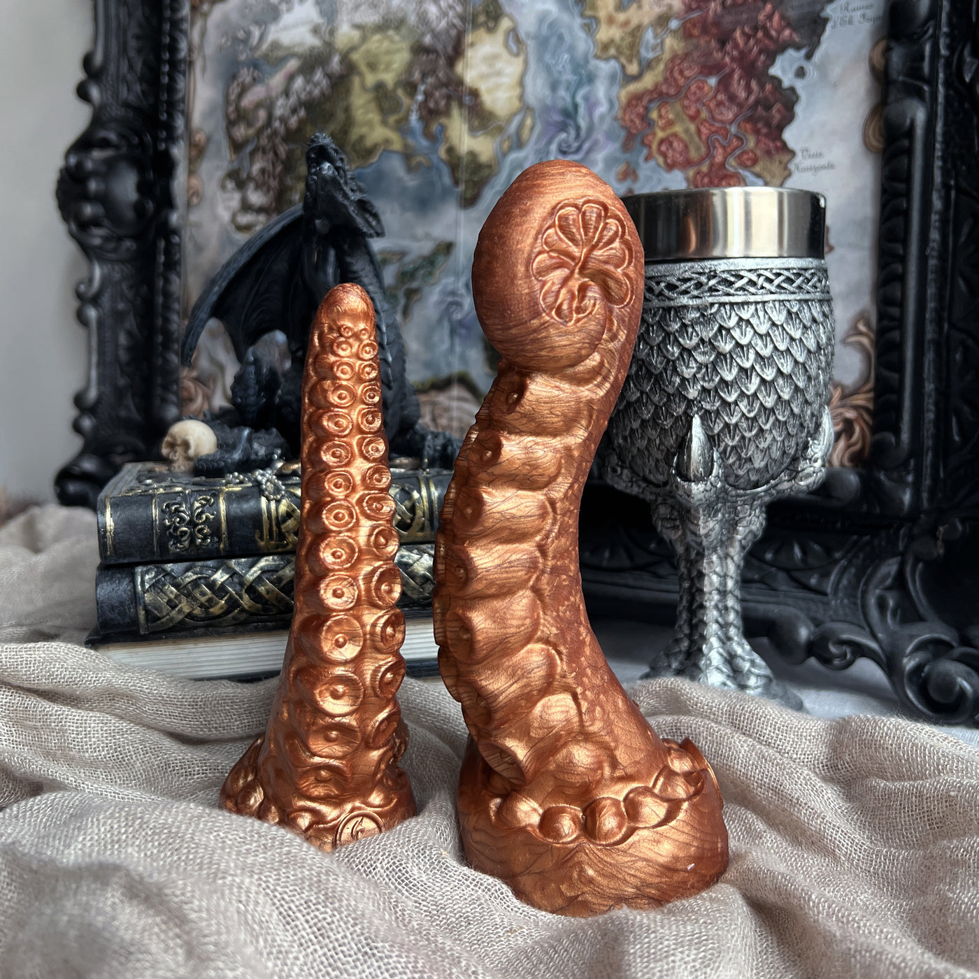 Nea Antique Mechanism : Intense Copper Tentacle Dildo | Fera Daemon Nea Antique Mechanism : Intense Copper Tentacle Dildo | Fera Daemon
