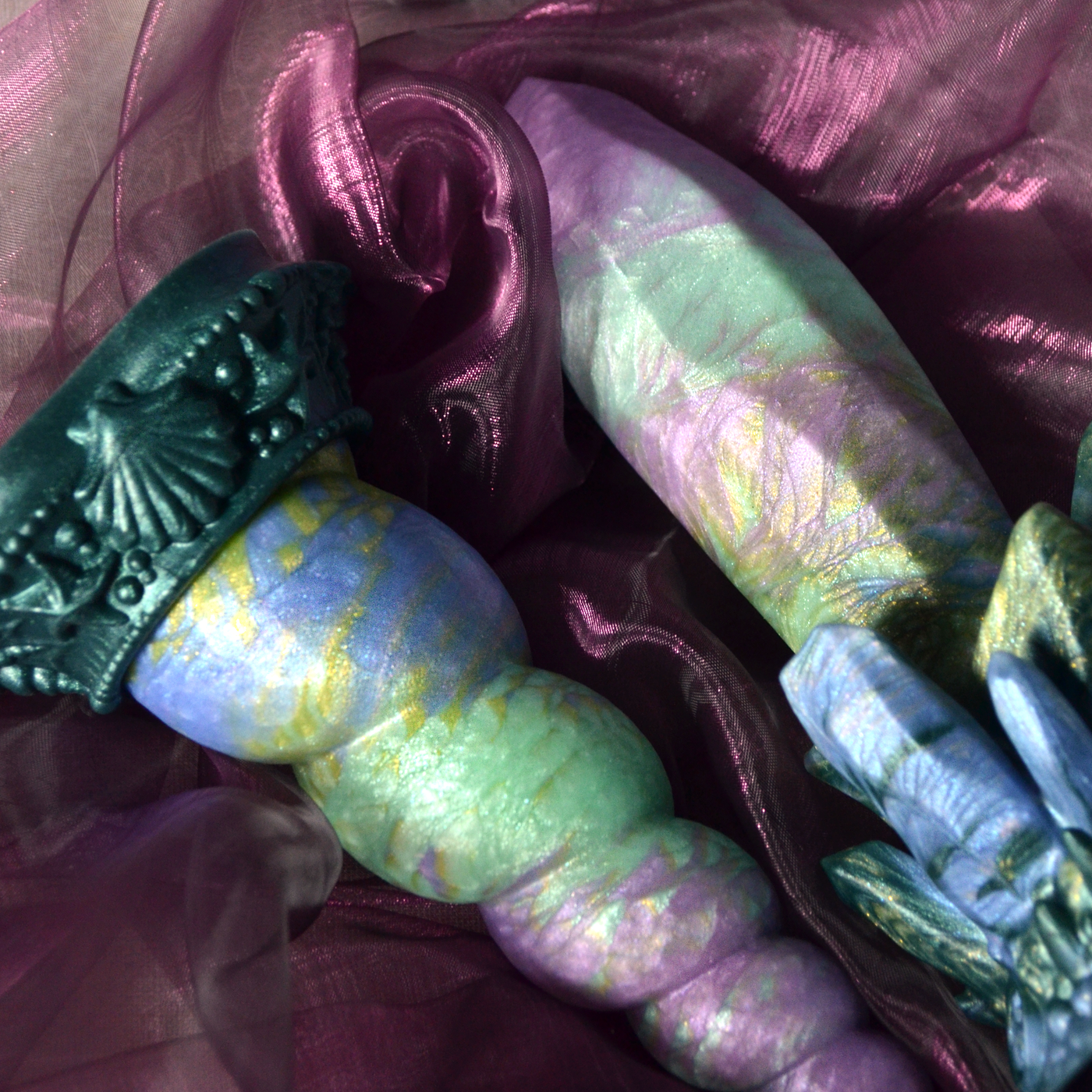 Sextoys Nymphéas inspiré des tableaux impressionistes de Claude Monet. Des créations érotiques artistiques en silicone par Fera Daemon.