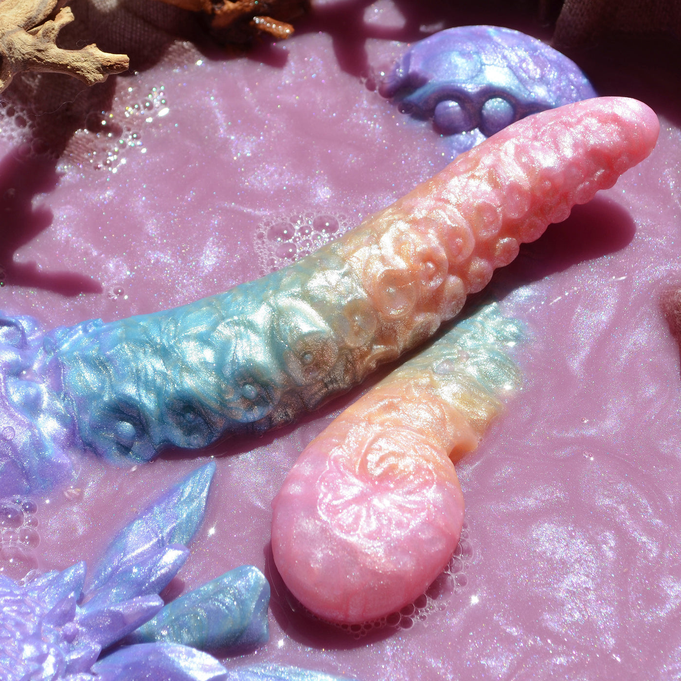 Nea Phantasmagoric : Rainbow Fade Tentacle Dildo | Fera Daemon Nea Phantasmagoric : Rainbow Fade Tentacle Dildo | Fera Daemon