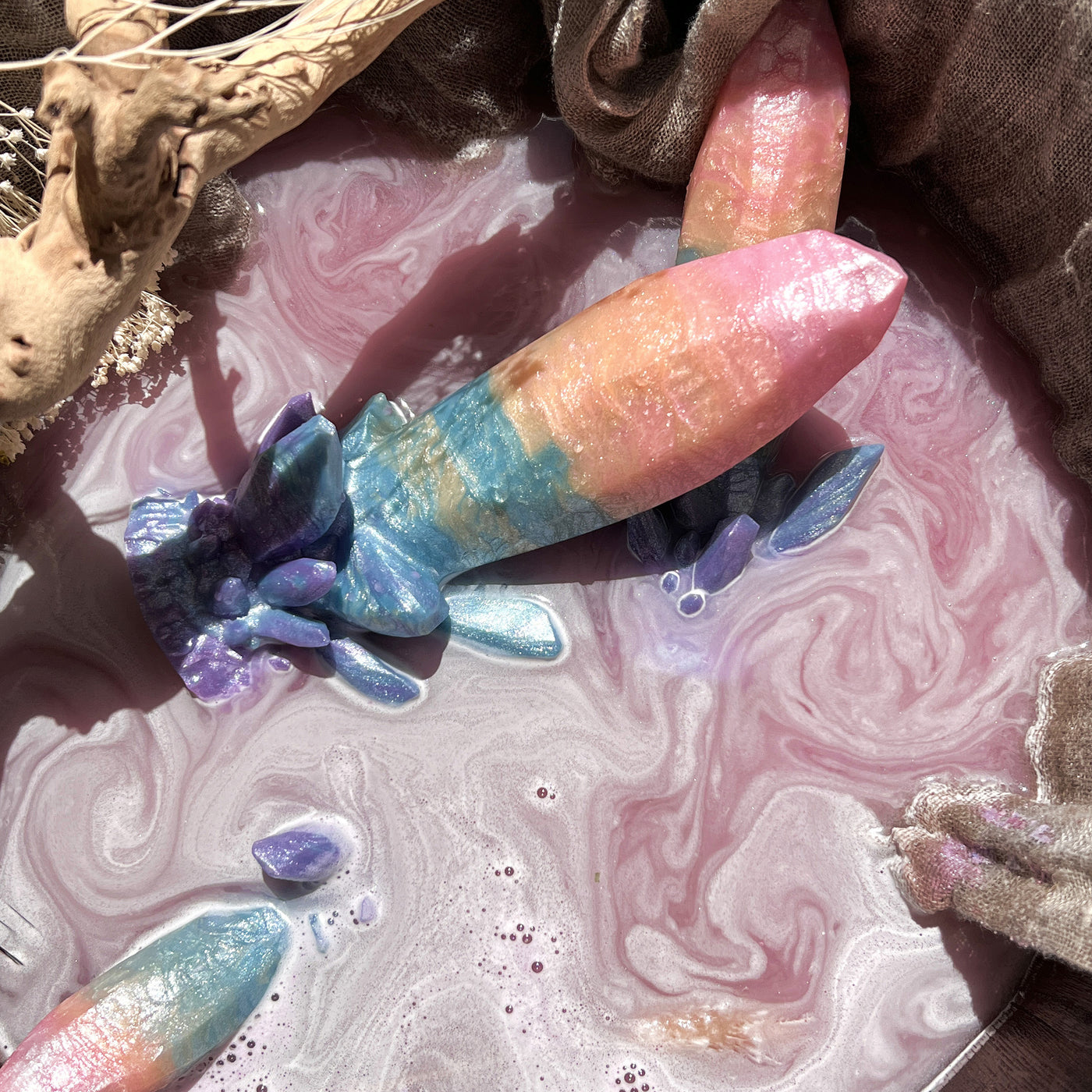 Echo Phantasmagoric : Rainbow Fade Tentacle Dildo | Fera Daemon Echo Phantasmagoric : Rainbow Fade Tentacle Dildo | Fera Daemon