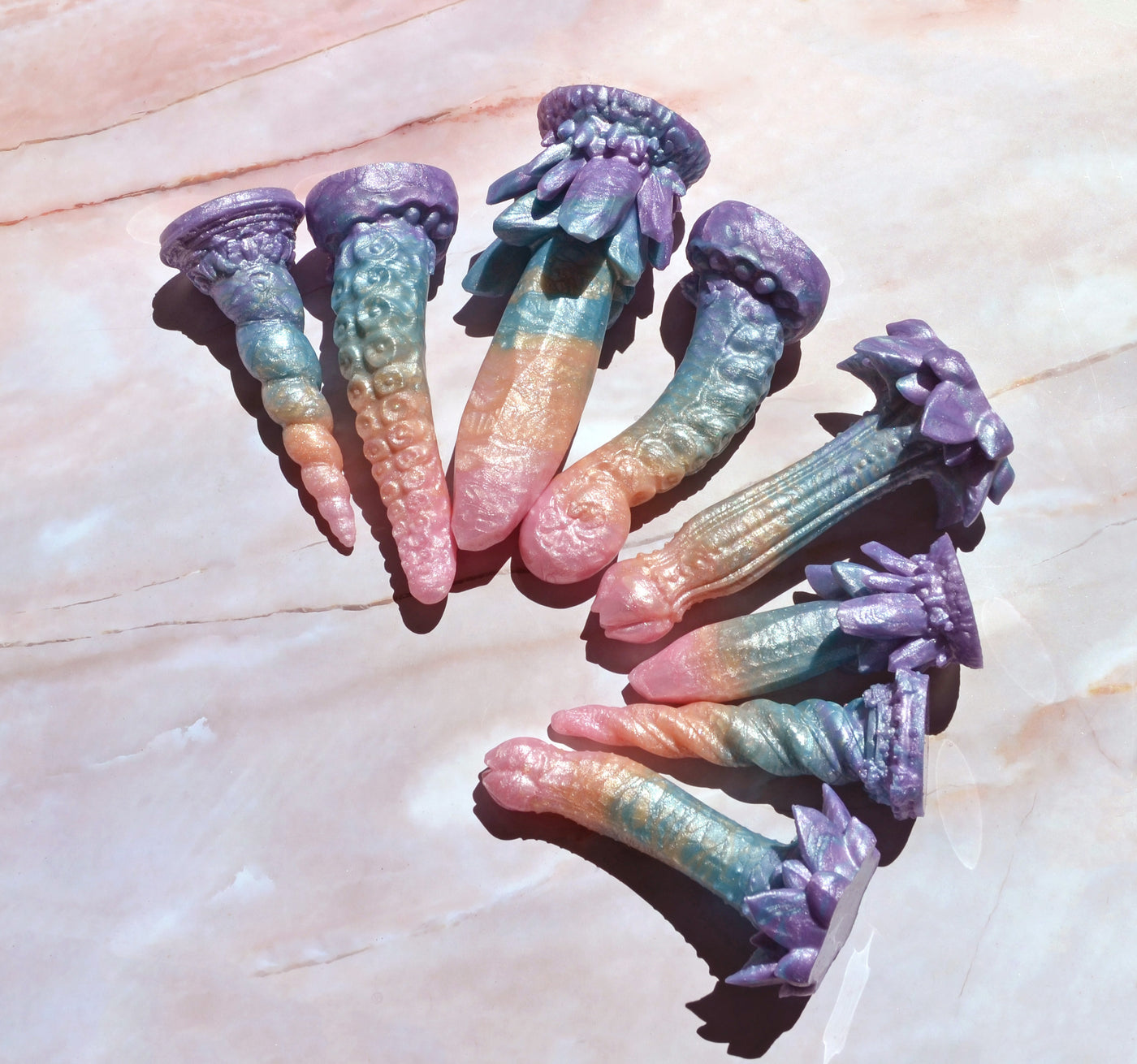 Echo Phantasmagoric : Rainbow Fade Tentacle Dildo | Fera Daemon Echo Phantasmagoric : Rainbow Fade Tentacle Dildo | Fera Daemon