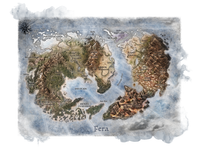 Ancienne carte du monde Fera
