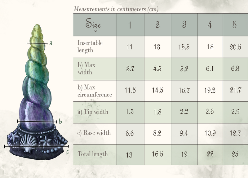 Fenra Ocea Size Guide