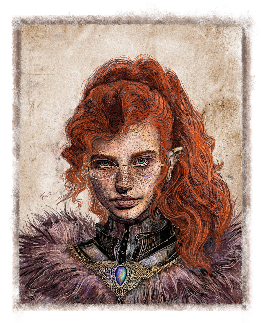 Digital art of Aerynn Fera Daemon